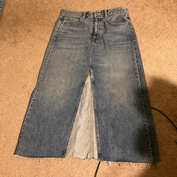 SLVRLAKE Denim Midi Skirt - Picture 5 of 7